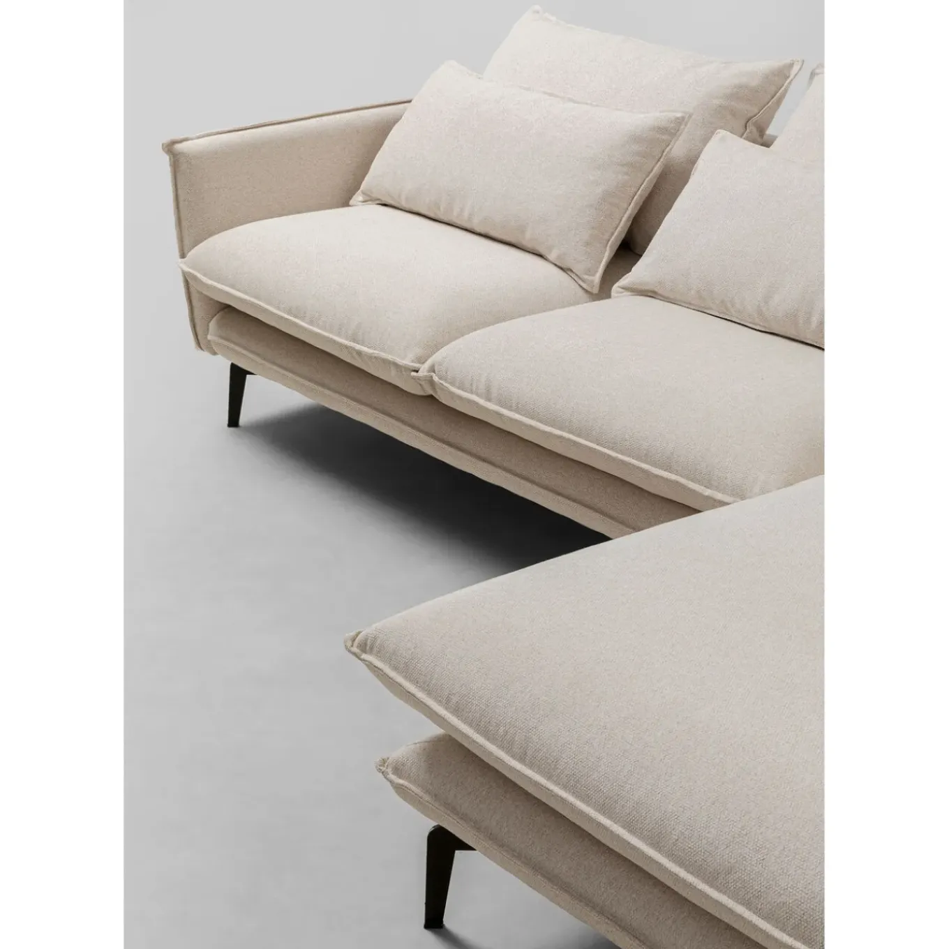 Canapés D Angle Monza Droite Creme 296Cm