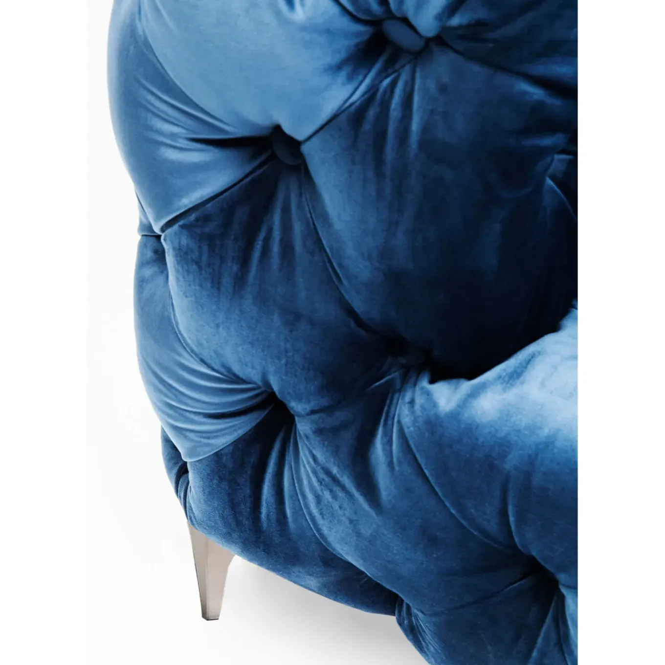 Canapés Look 2-Places Velours Bleu