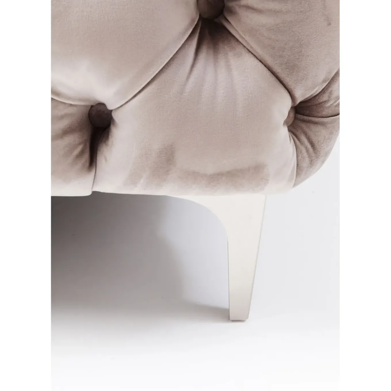 Canapés Look 3-Places Velours Gris