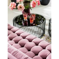Canapés Milchbar 3-Places Velours Mauve