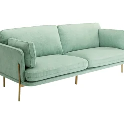 Canapés Shirly 3-Places Vert Menthe 221Cm