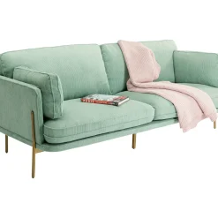 Canapés Shirly 3-Places Vert Menthe 221Cm