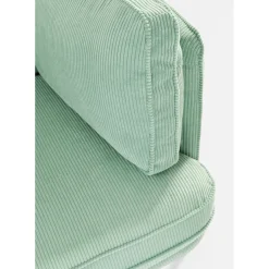 Canapés Shirly 3-Places Vert Menthe 221Cm