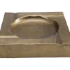 Cendrier Classic Alu Dore 20X20Cm