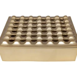 Cendrier Soho Carre Laiton 25X25Cm