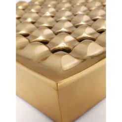 Cendrier Soho Carre Laiton 25X25Cm