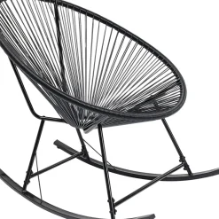 Chaise À Bascule Acapulco Noir