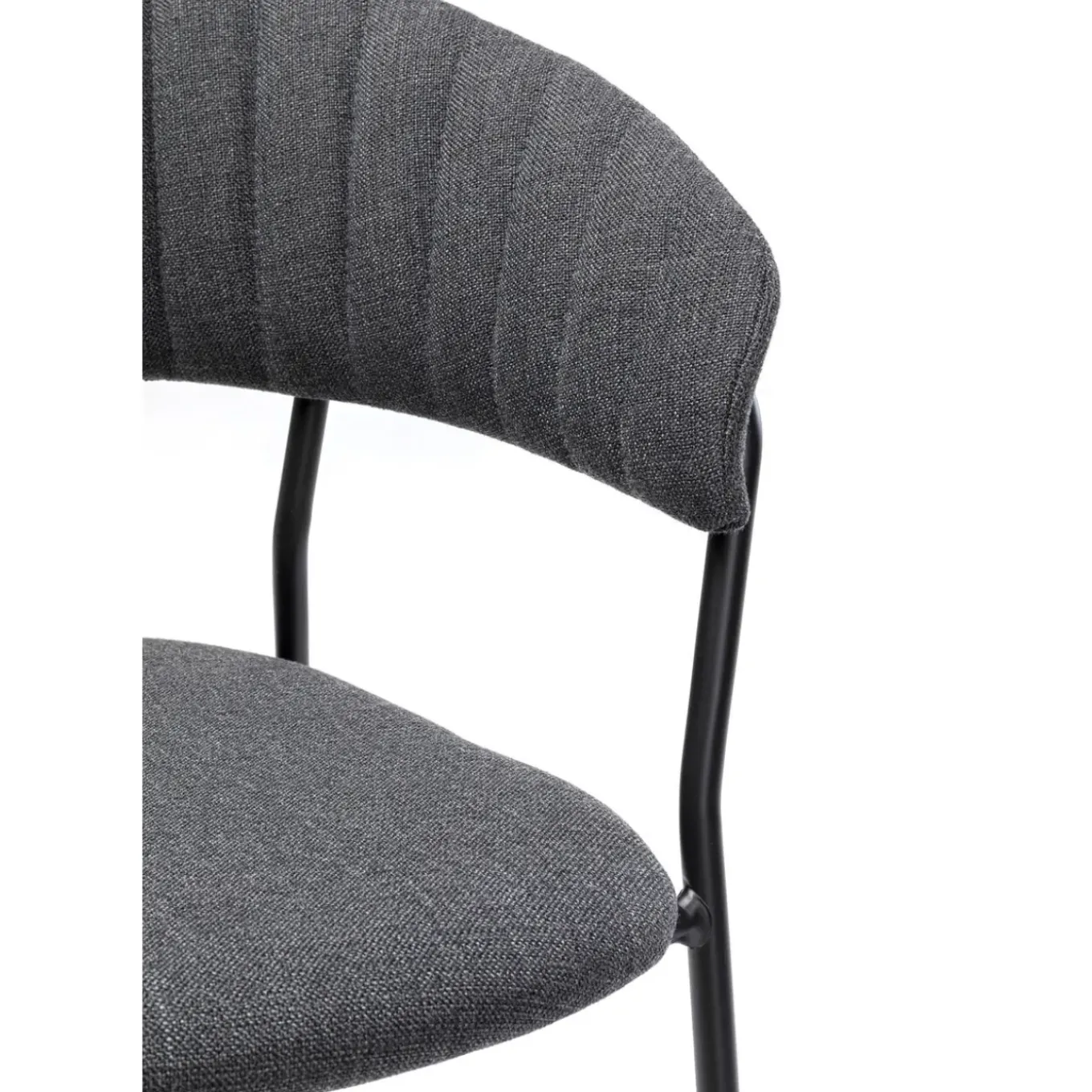 Chaise A. Acc. Belle Anthracite (2/Set)