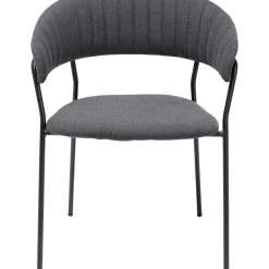 Chaise A. Acc. Belle Anthracite (2/Set)