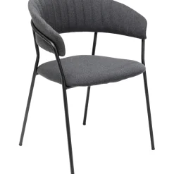 Chaise A. Acc. Belle Anthracite (2/Set)