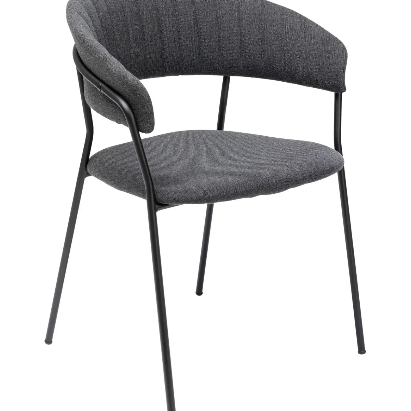 Chaise A. Acc. Belle Anthracite (2/Set)