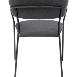 Chaise A. Acc. Belle Anthracite (2/Set)