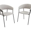 Chaise A. Acc. Belle Beige (2/Set)
