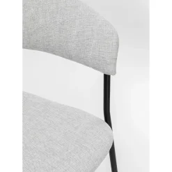 Chaise A. Acc. Belle Gris Clair (2/Set)