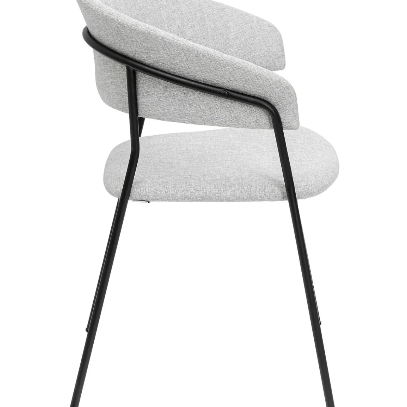 Chaise A. Acc. Belle Gris Clair (2/Set)