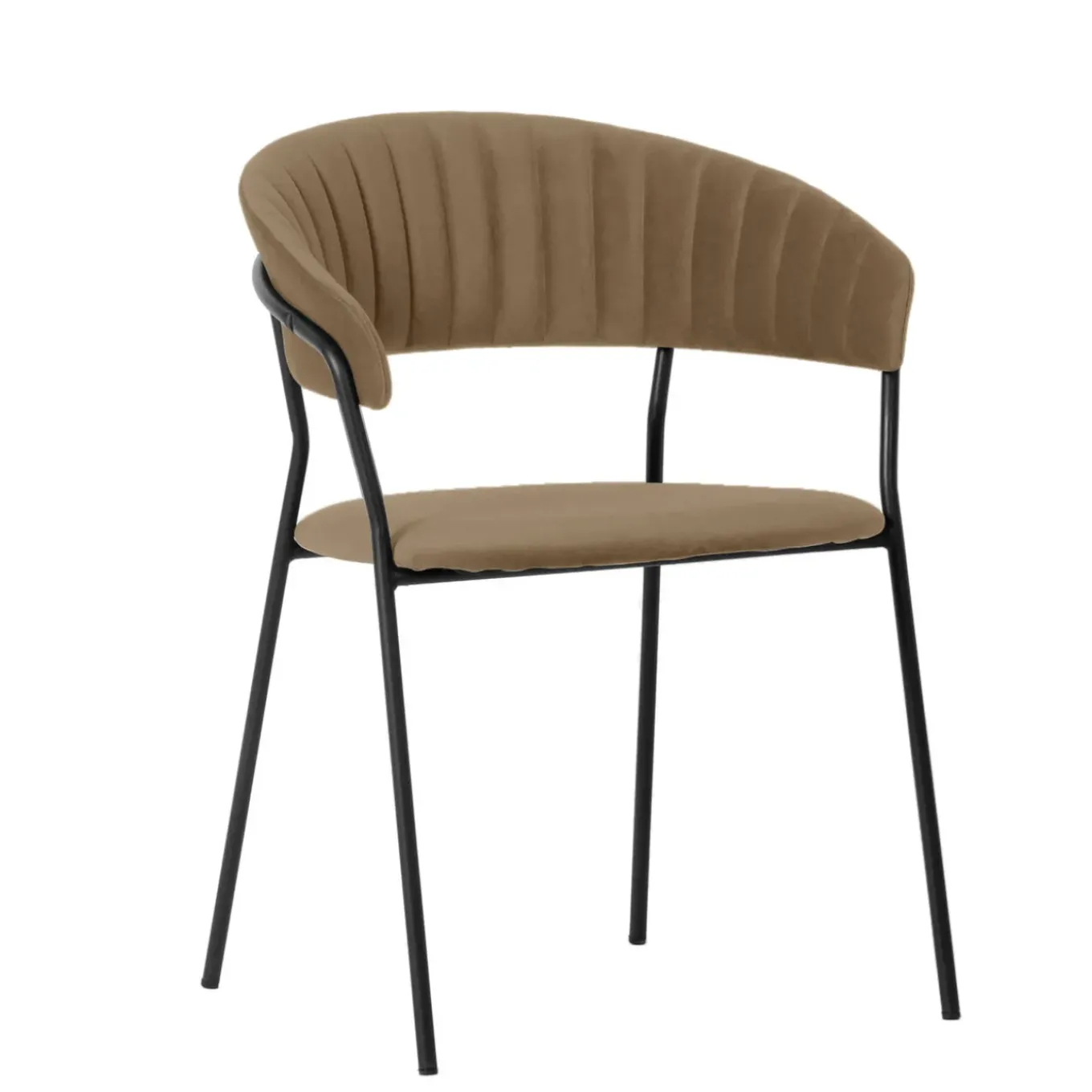 Chaise A. Acc. Belle Marron (2/Set)