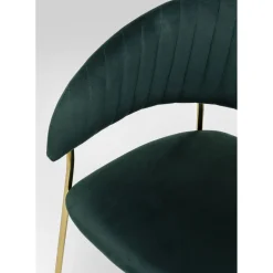 Chaise A. Acc. Belle Velvet Vert (2/Set)