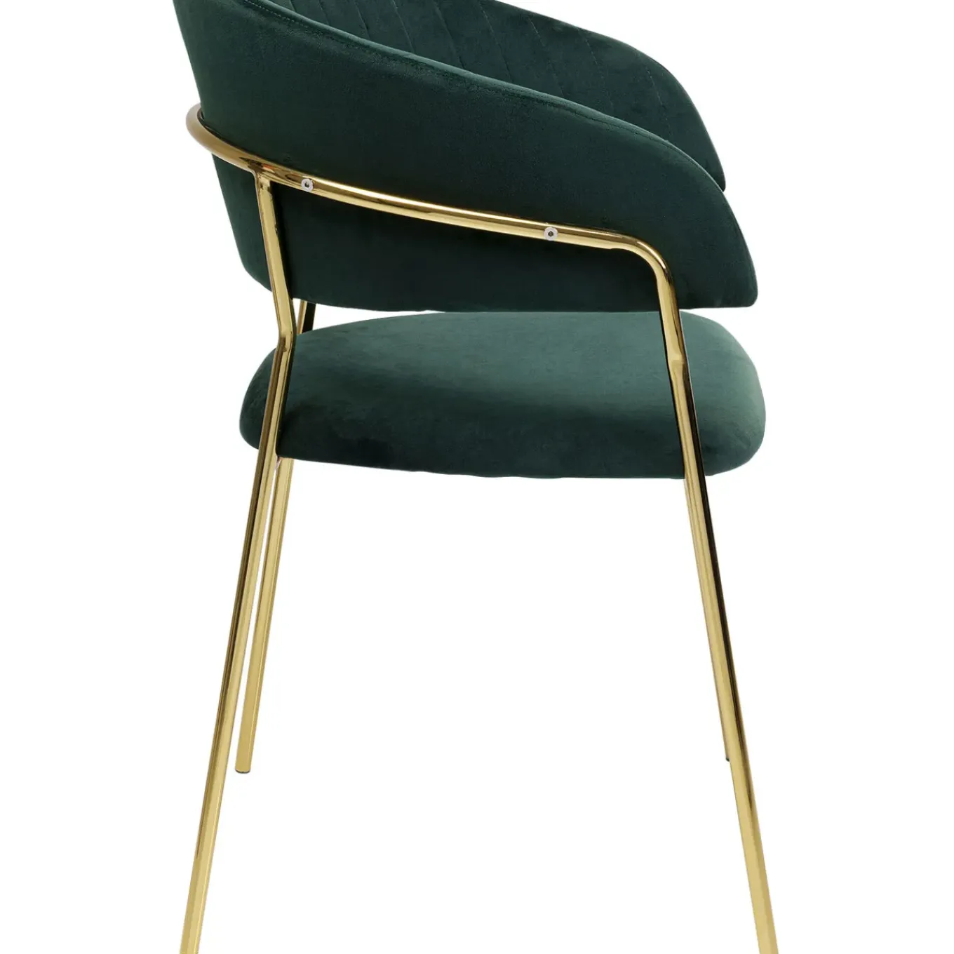 Chaise A. Acc. Belle Velvet Vert (2/Set)