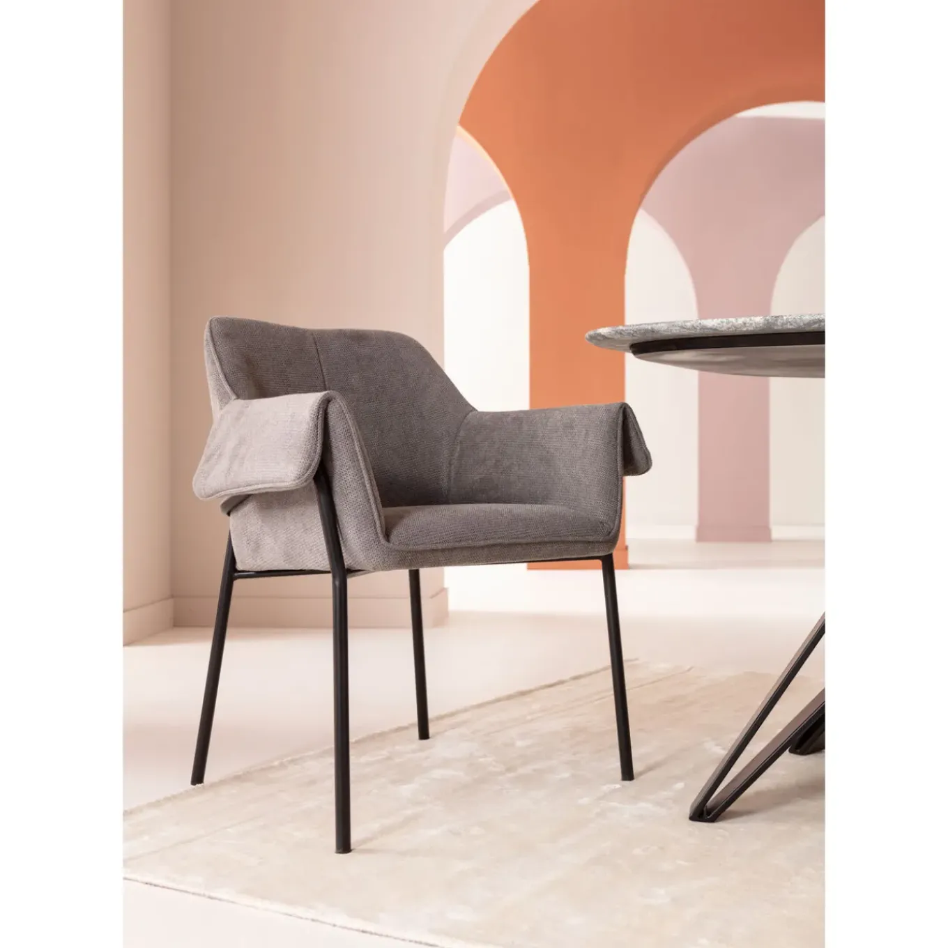 Chaise A. Acc. Bess Gris