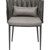 Chaise A. Acc. Cheerio Gris Av. Coussin
