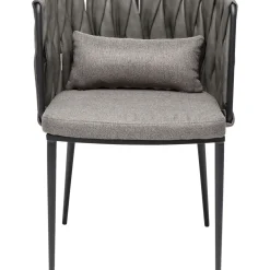 Chaise A. Acc. Cheerio Gris Av. Coussin