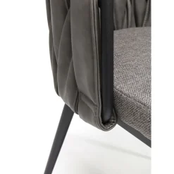 Chaise A. Acc. Cheerio Gris Av. Coussin