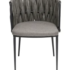 Chaise A. Acc. Cheerio Gris Av. Coussin