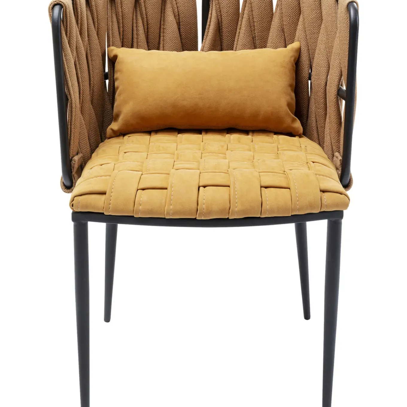 Chaise A. Acc. Cheerio Jaune A.Coussin