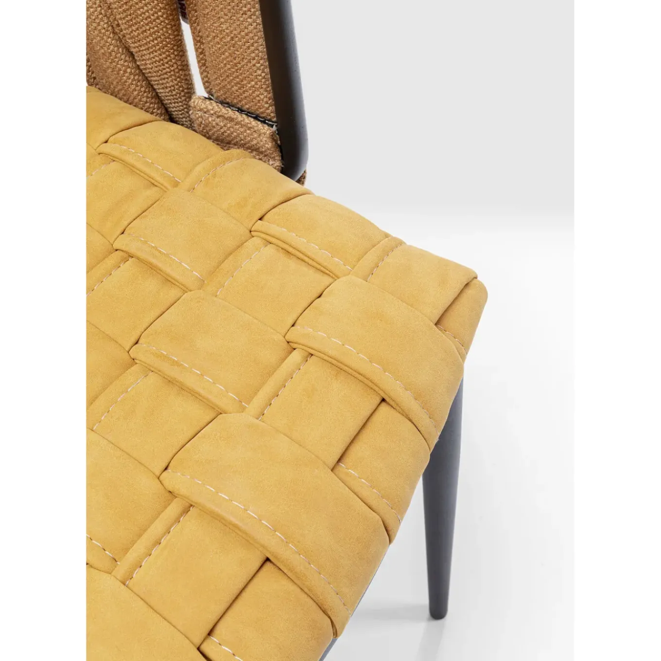 Chaise A. Acc. Cheerio Jaune A.Coussin