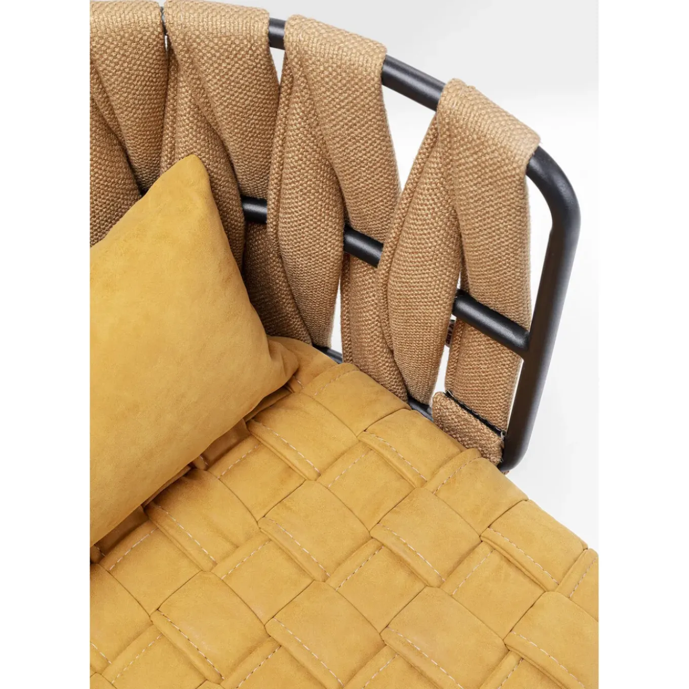 Chaise A. Acc. Cheerio Jaune A.Coussin