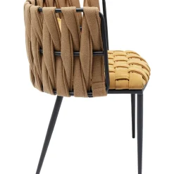 Chaise A. Acc. Cheerio Jaune A.Coussin