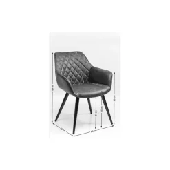 Chaise A. Acc. Harry Bleu