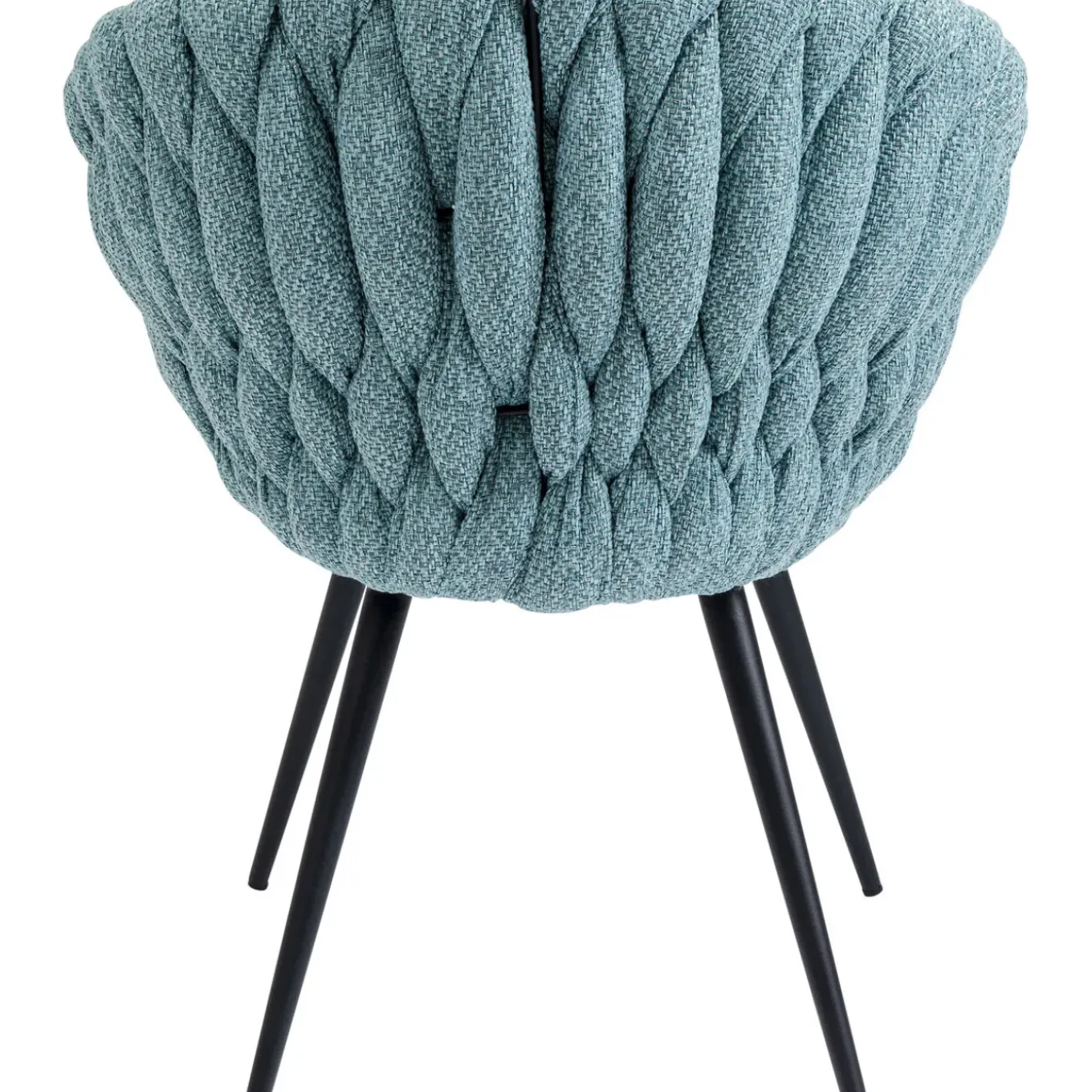 Chaise A. Acc. Knot Bleu Petrole