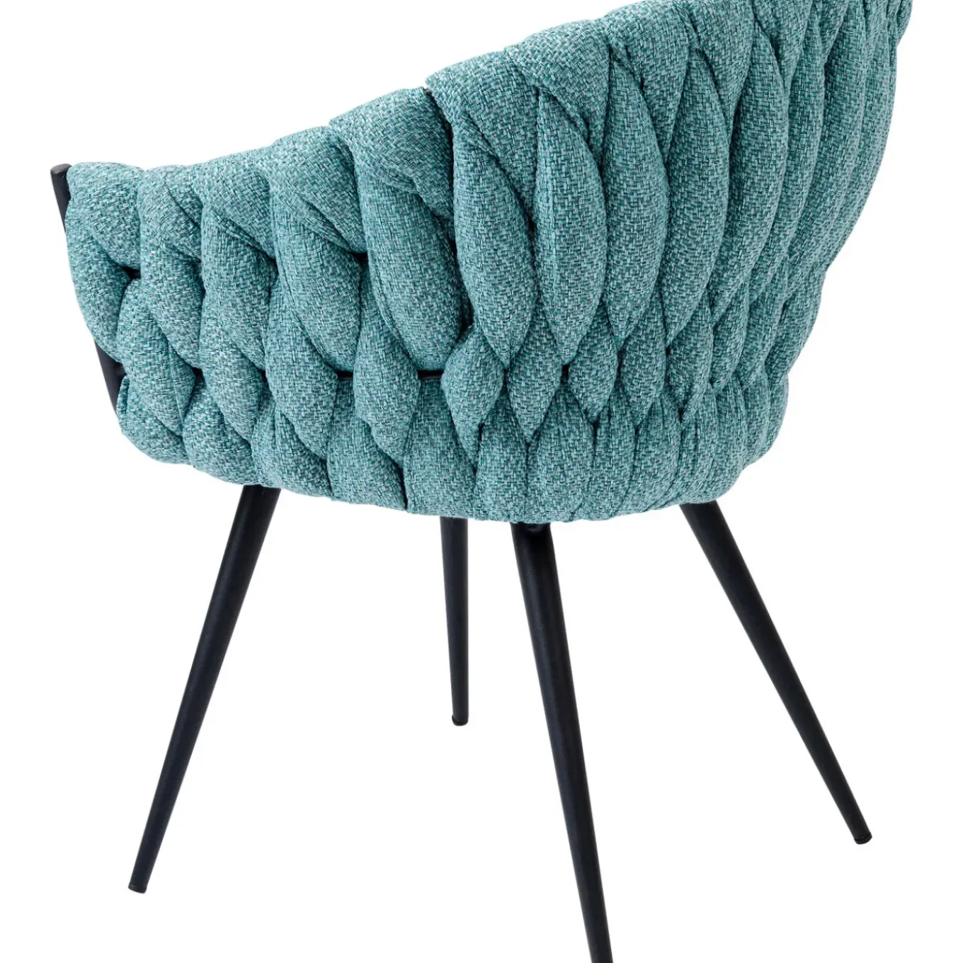 Chaise A. Acc. Knot Bleu Petrole