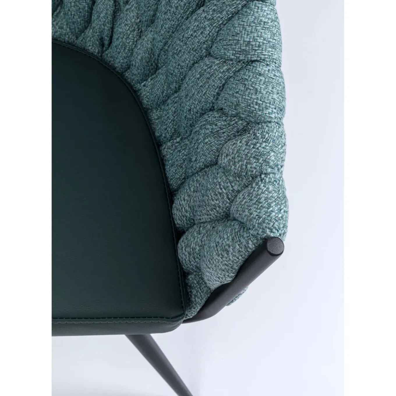 Chaise A. Acc. Knot Bleu Petrole
