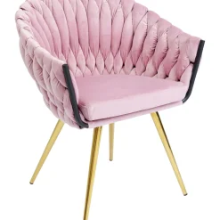 Chaise A. Acc. Knot Mauve