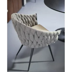 Chaise A. Acc. Knot Tweed