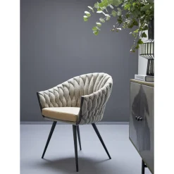 Chaise A. Acc. Knot Tweed