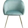 Chaise A. Acc. Lorena Turquoise