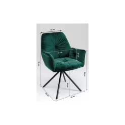 Chaise A. Acc. Mila.Vert