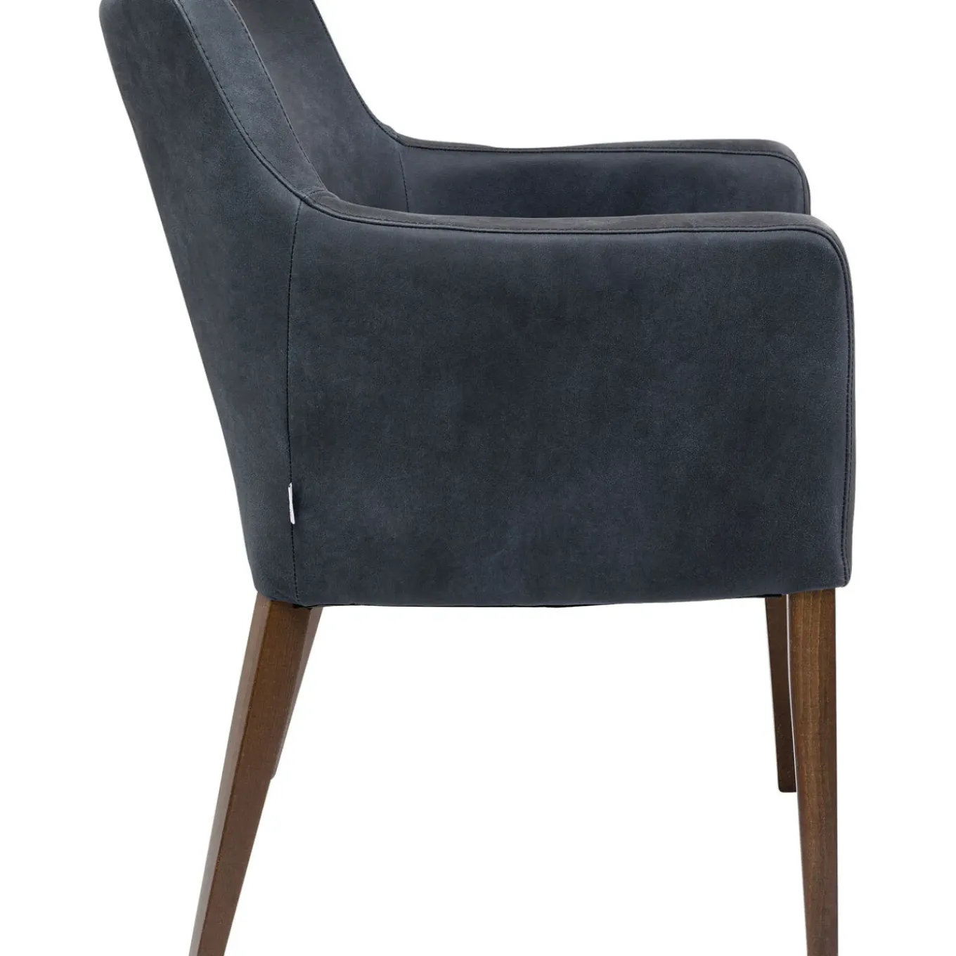Chaise A. Acc. Mode Cuir Anthracite