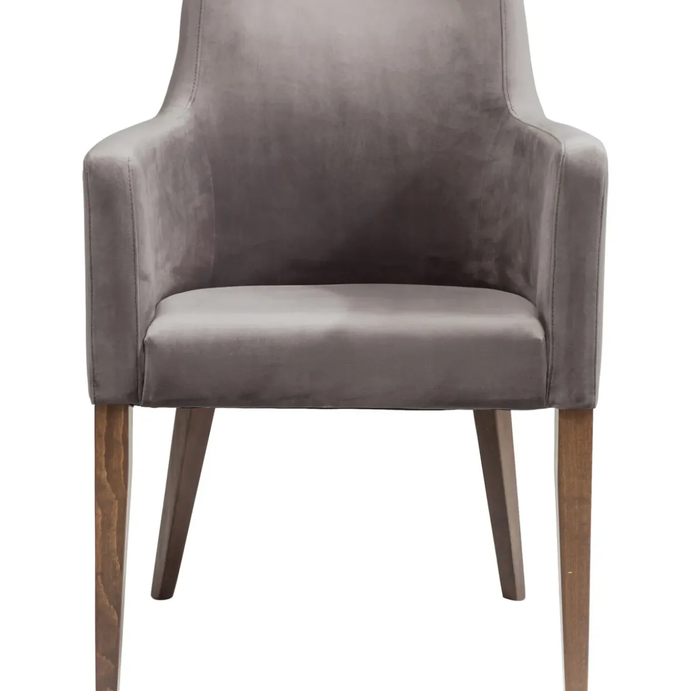 Chaise A. Acc. Mode Velours Gris