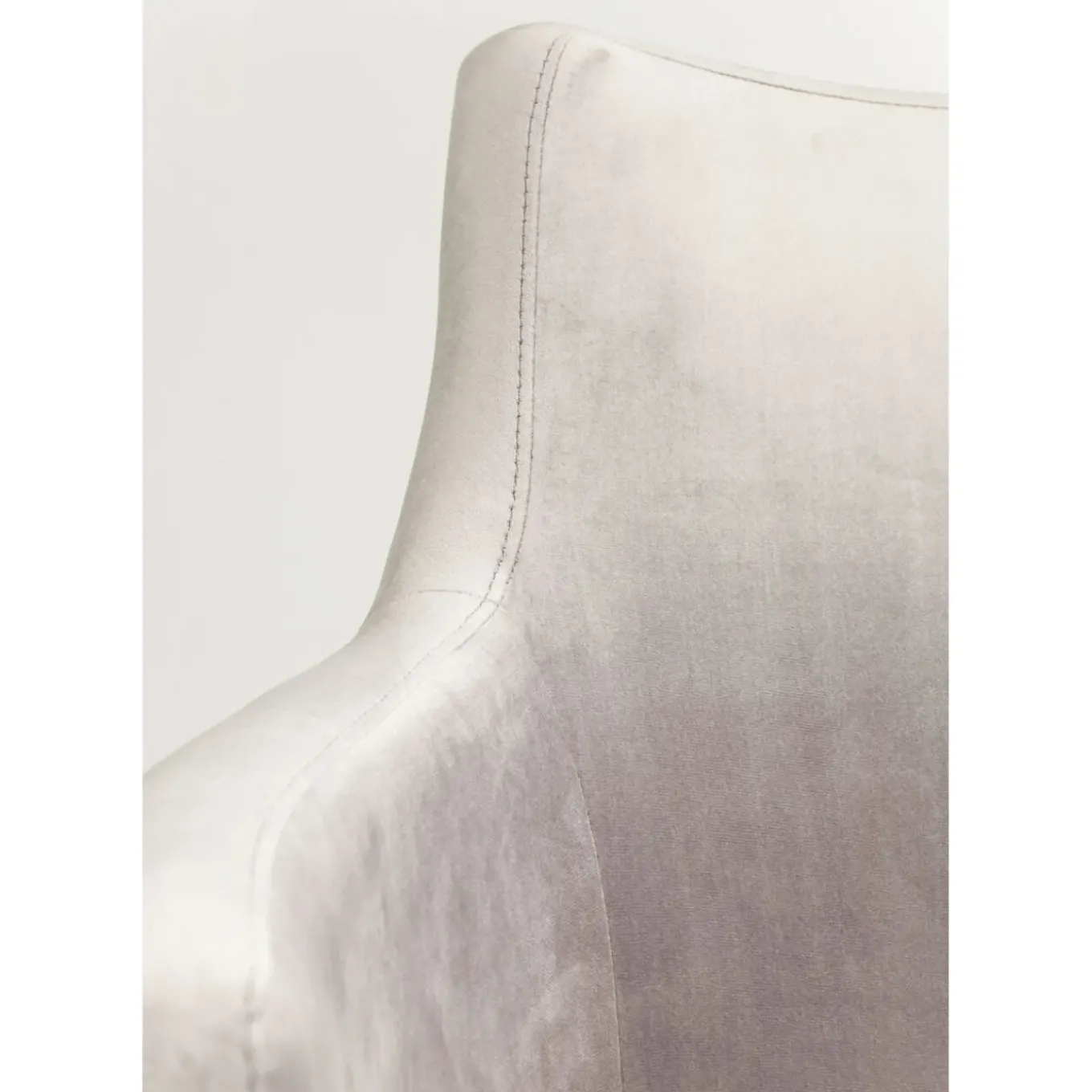 Chaise A. Acc. Mode Velours Gris