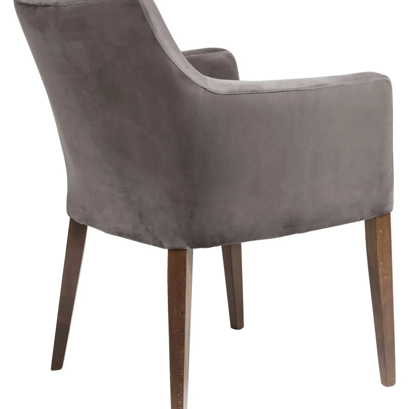 Chaise A. Acc. Mode Velours Gris