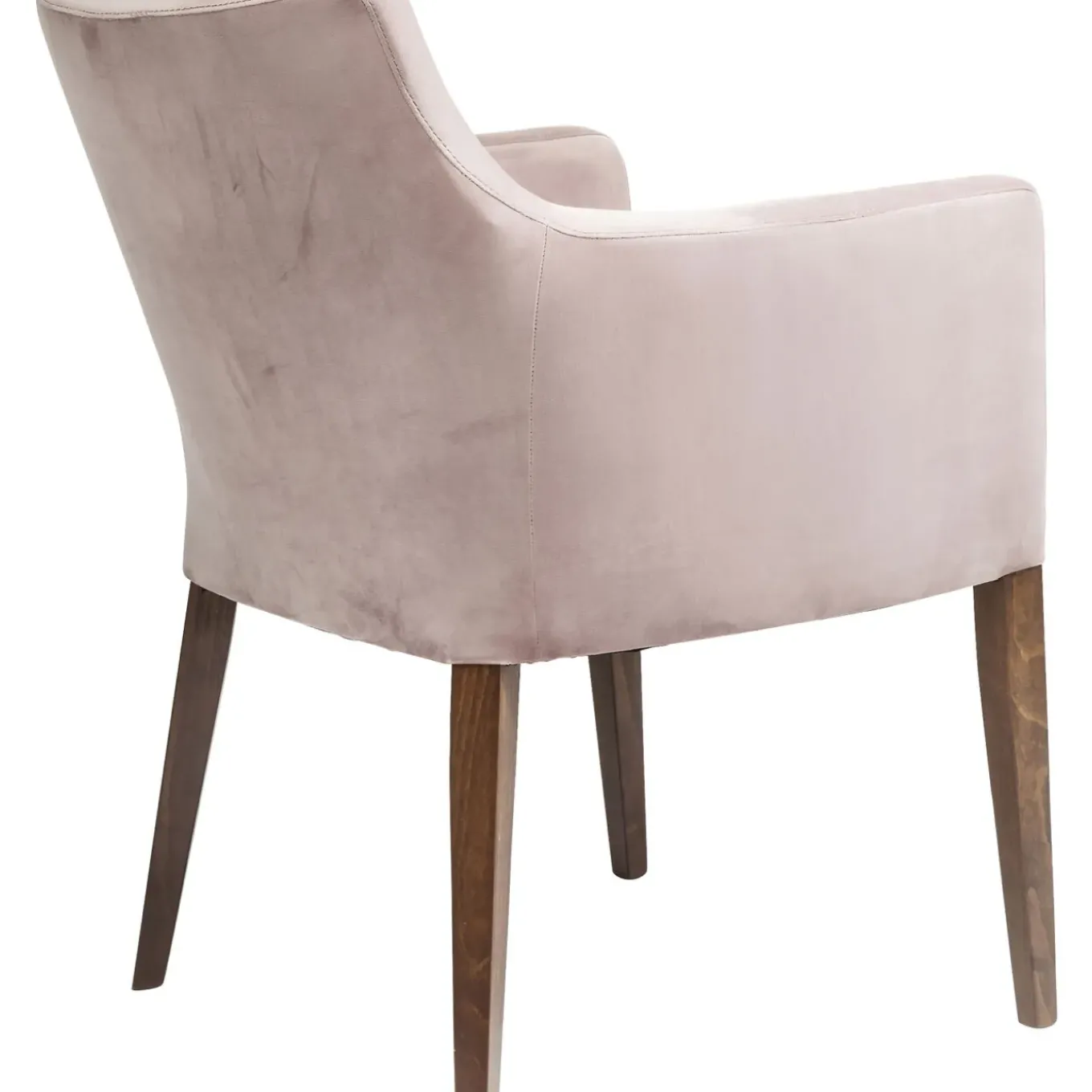 Chaise A. Acc. Mode Velours Rose