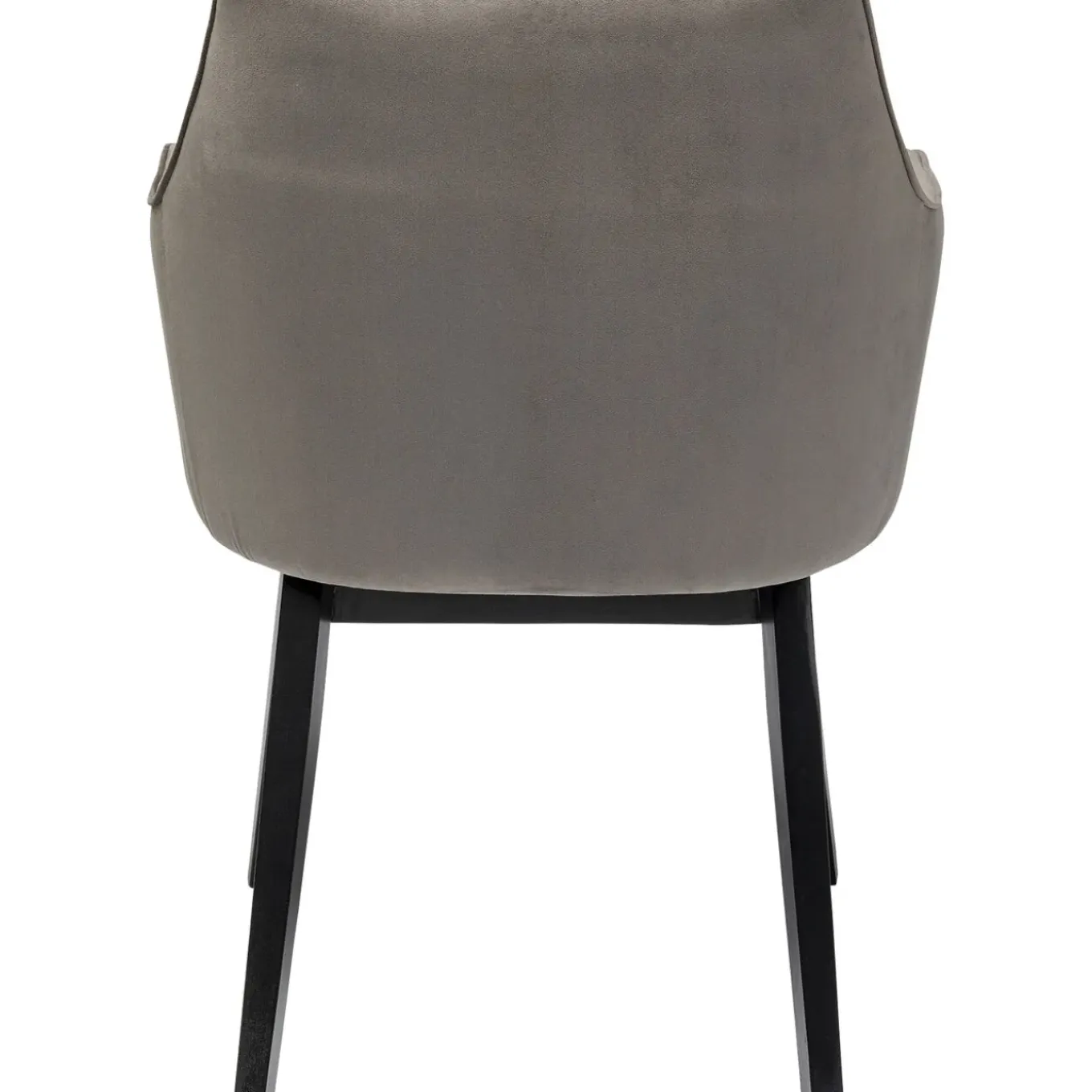 Chaise A. Acc. Modino Velours Gris