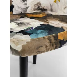 Chaise A. Acc. Peony Flower Jaune