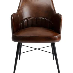 Chaise A. Acc. Rumba.Cuir Marron