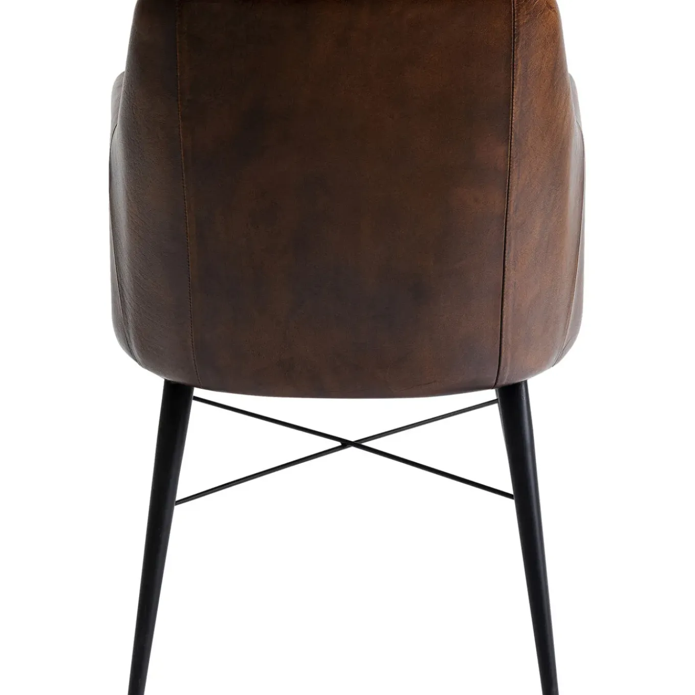 Chaise A. Acc. Rumba.Cuir Marron