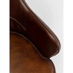Chaise A. Acc. Rumba.Cuir Marron